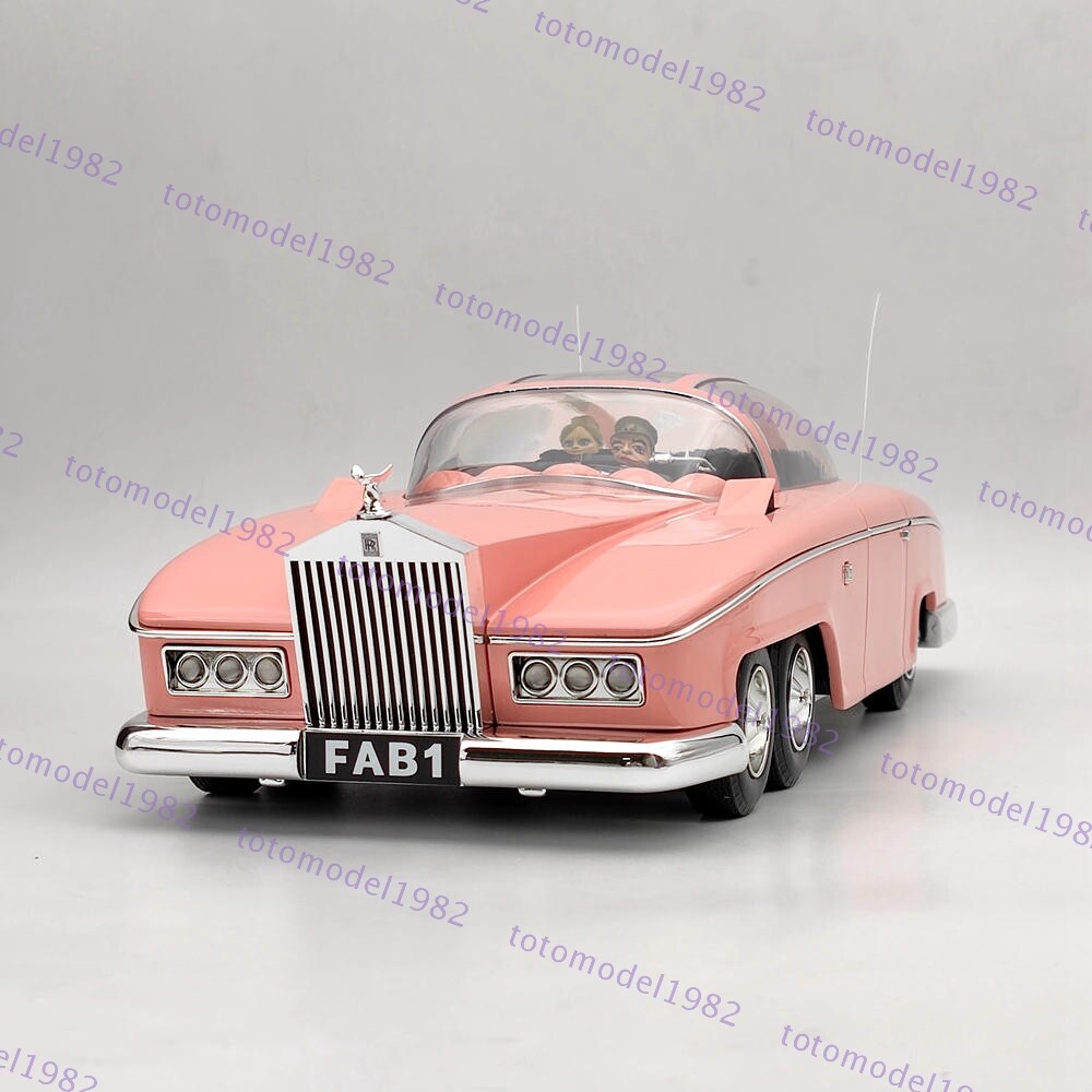 【ジャンク】AMIE 1/18 Lady Penelope's FAB1 1:18 RARE AMIE Lady Penelope's Thunderbirds FAB 1 Resin Models Car
