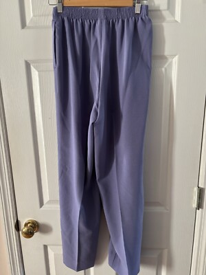 5 Pair Allison Daley woman s size 8 elastic waist high rise tapered pants EUC