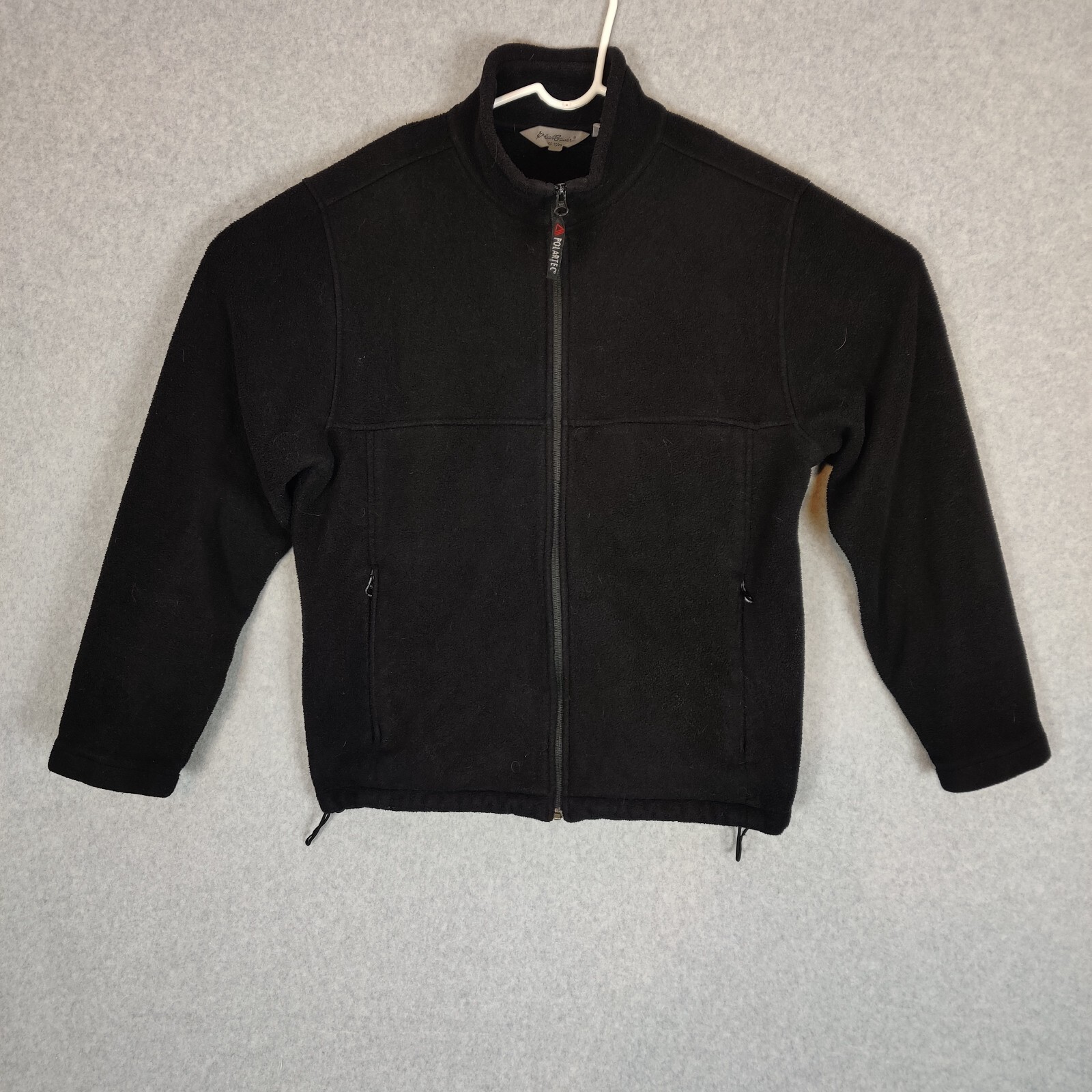 Eddie Bauer Men Jacket Medium Solid Black Long Sl… - image 1