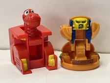 Food Changeables Robot Transformers McDonald's Toys - RARE Hamburger And Box