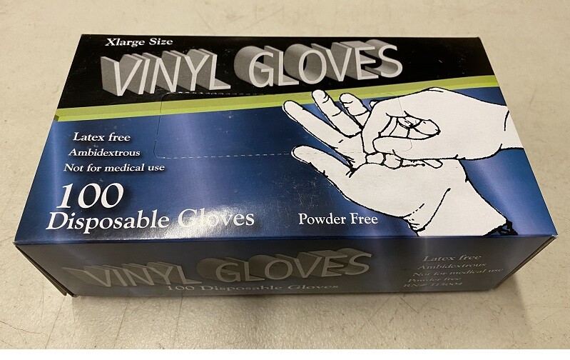 GLOVES NON-STERILE Latex & Powder Free - 100 Count -X Large-image