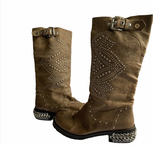 Donald Pliner Womens 8M Knee High Boots 