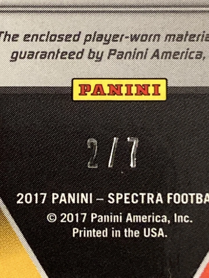 2017 Panini Spectra Rivals Pink Pulsar 2/7 Juju/John Ross Dual Patch Jersey #9! - Image 3 of 3