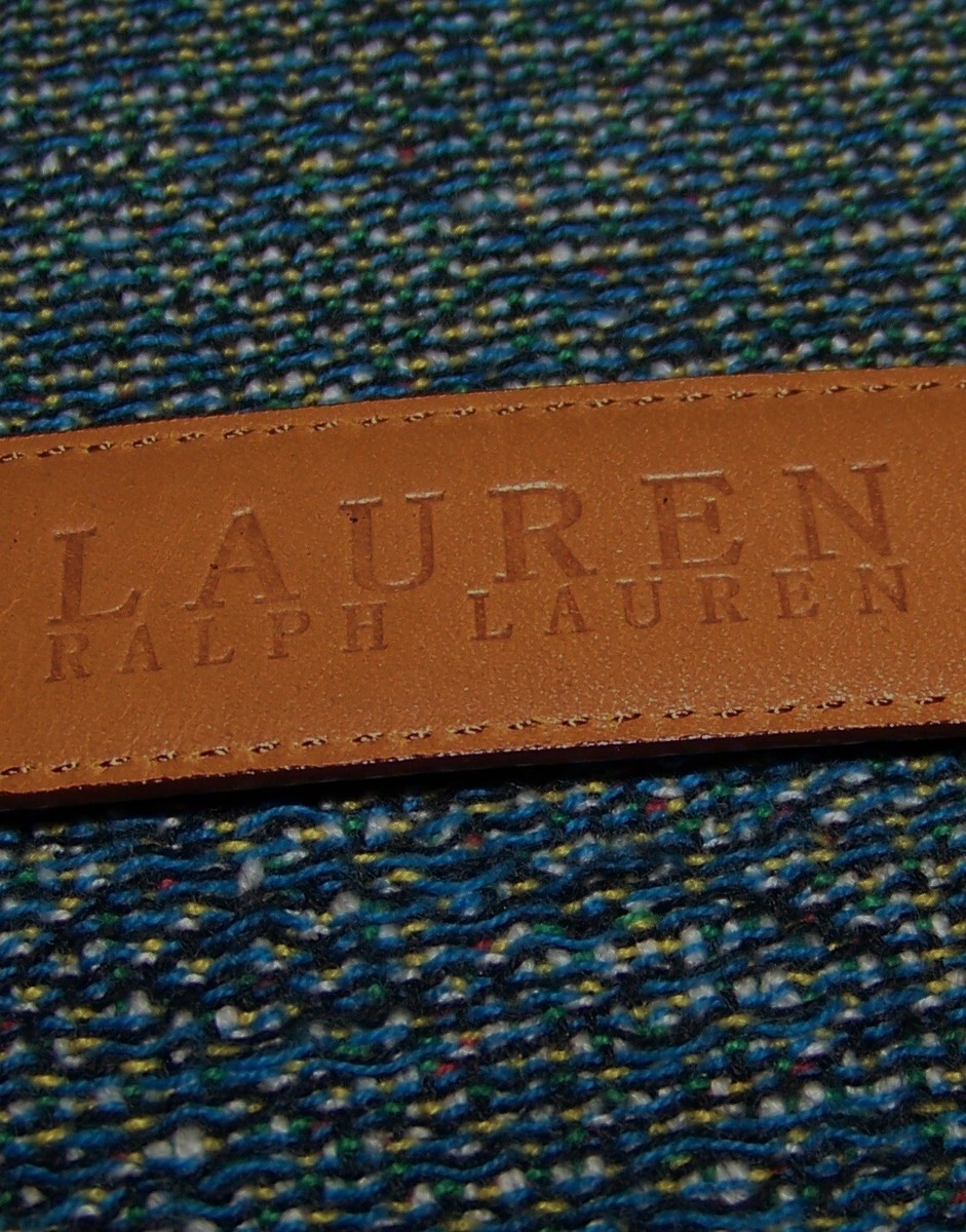 Lauren Ralph Lauren Snakeskin Pattern Brown Leather Dress Belt Size Large NEW NEW Women main image 4