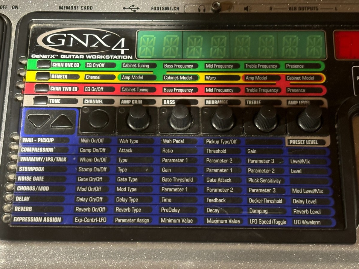 DigiTech GNX4 Guitar Workstation Multi-Effects Guitar Effect DigiTech GNX4 Guitar Workstation Multi-Effects Guitar Effect