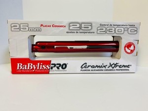 Babyliss Pro Edición Limitada Xtreme Red Cerámica Alisado De Hierro De 1  pulgadas | eBay