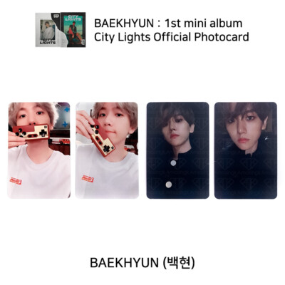 BAEKHYUN CITY LIGHTS アルバム 3点セット トレカ2枚付き BAEKHYUN CITY LIGHTS アルバム 3点セット トレカ2枚付き