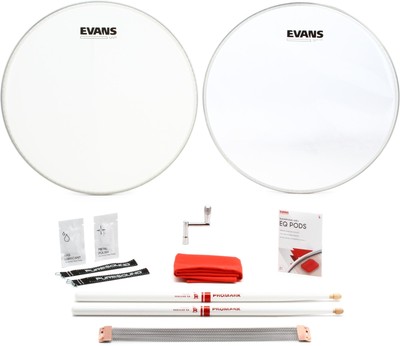 Evans UV1 Snare Tune-up Kit - 13-inch (2-pack) Bundle