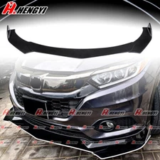 V-Style Front Lip Splitter Spoiler For Honda CR-V CRV 2017-2022 Gloss Black