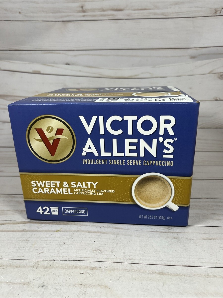 Victor Allen's Sweet Salty Caramel Flavored Cappuccino Mix 42 K