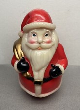 Vintage Hard Plastic Santa Claus Decoration