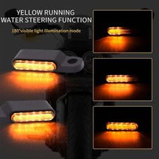 2x 8mm Miniblinker Motorrad Blinker E-Geprüft Universal Lenkerenden Blinkleuchte