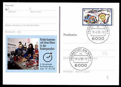 EUROPA C.E.P.T. - Ganzsache - DEUTSCHLAND REP. FED. - 1990 - KINDERPARADIES