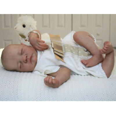 19'' Realistic Reborn Baby Dolls Vinyl Handmade Newborn Lifelike Sleeping Toys