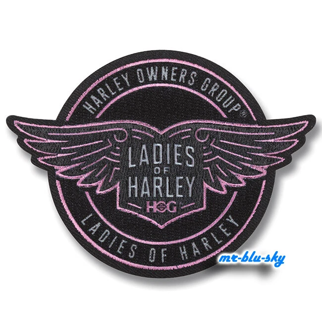 Ladies of Harley L.O.H. Circle Patch Harley Davidson Owners Group H.O.G