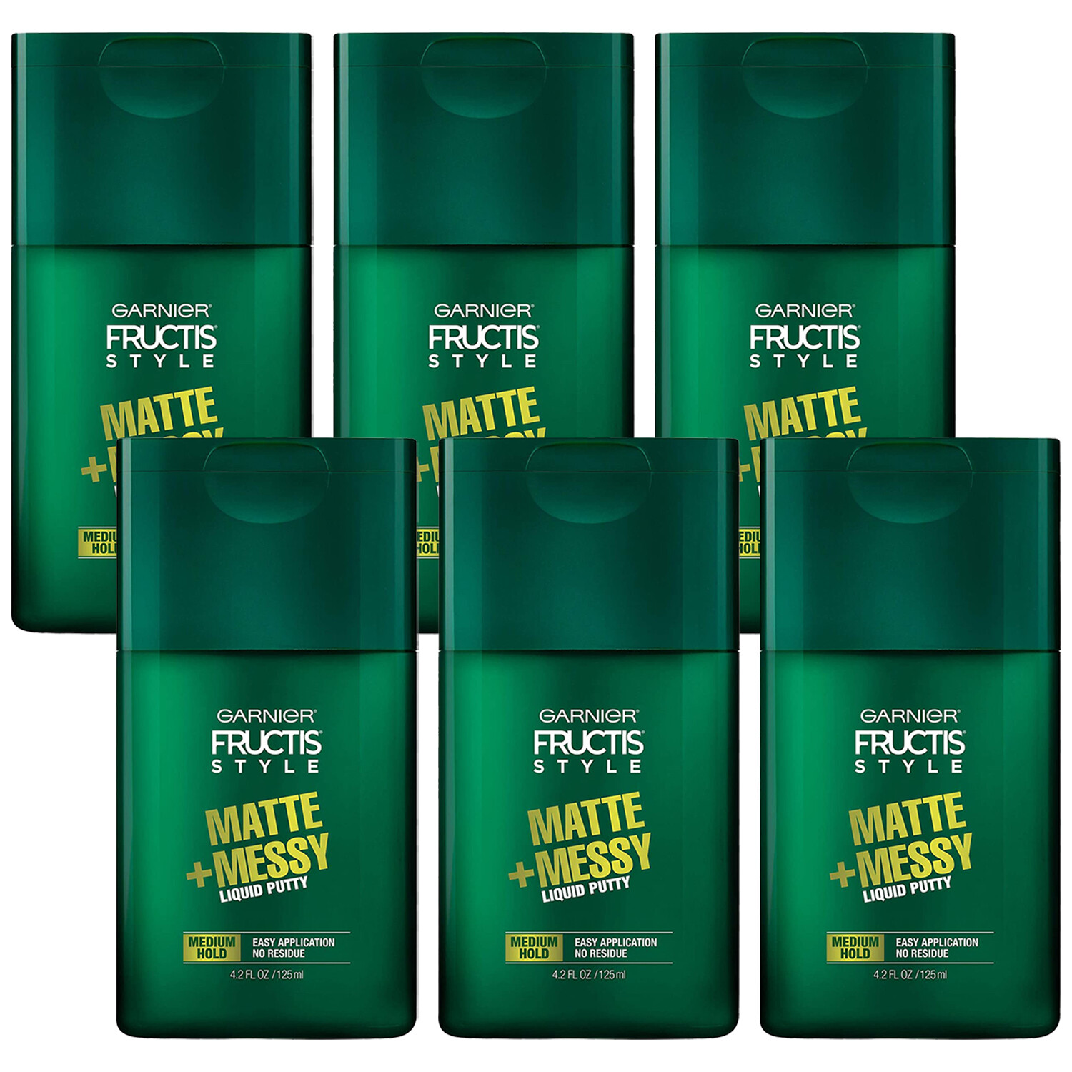 6-Pack New Garnier Fructis Style Matte & Messy Liquid Hair P