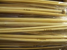 New in Package Single Pointed 14"  Discounts on 2     Bamboo Knitting Needles