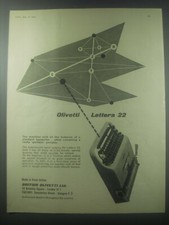 1954 Olivetti Lettera 22 Typewriter Ad - The machine with all the features thumbnail