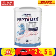 1 X Nestle PEPTAMEN Complete Peptide Diet Vanilla Flavor 400g FREE SHIP