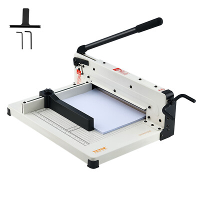 Paper Cutter 12'' A4 Guillotine Paper Trimmer 400 Sheet Capacity Metal Base