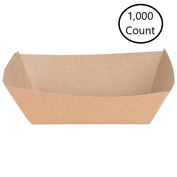 SCT Paper Food Baskets Brown Kraft 1/2 LB Capacity 1000/carton Sch0509