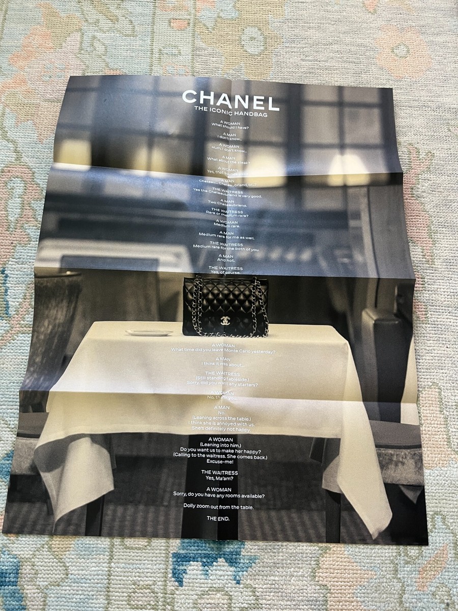 Set of 3 Chanel The Iconic Handbag Mailer Advertisement 2024 Brad
