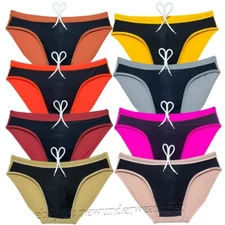 Men's Solid Swim Briefs Bulge Pouch Swimsuit Board Shorts Drawstring Swimwear