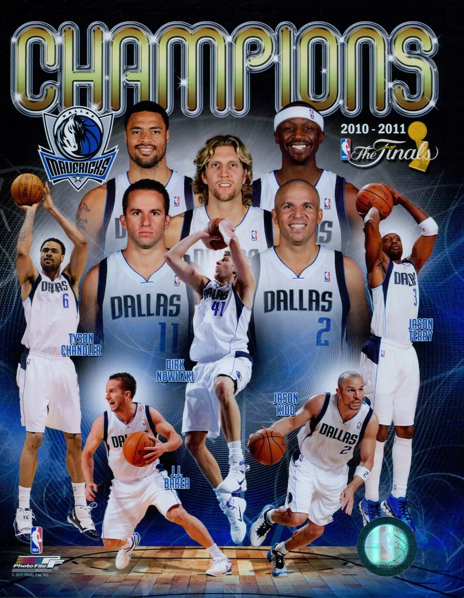 Dallas Mavericks 2010 2011 Team NBA Basketball Licensed 8x10 Glossy Photo C