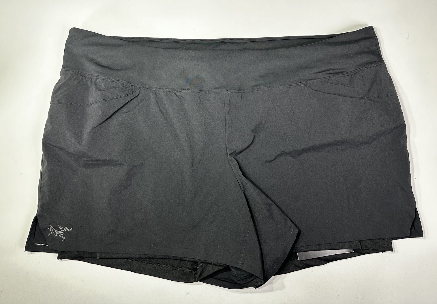 ARC'TERYX Kapta pantaloncino 3 5" foderato con cuciture interne running nero donna taglia XL