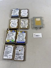 Laptop hard drives sata WD Scorpio, HGST, Hitachi, Samsung, & Seagate lot 5B51