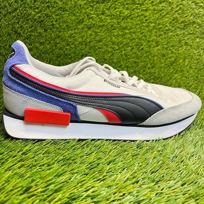 Puma Future Rider Double Mens Size 10.5 White Black Red Athletic Shoes Sneakers