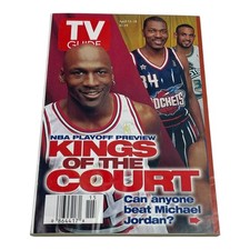 Vintage TV Guide April 12-18, 1997 - Kings of the Court - NBA Basketball