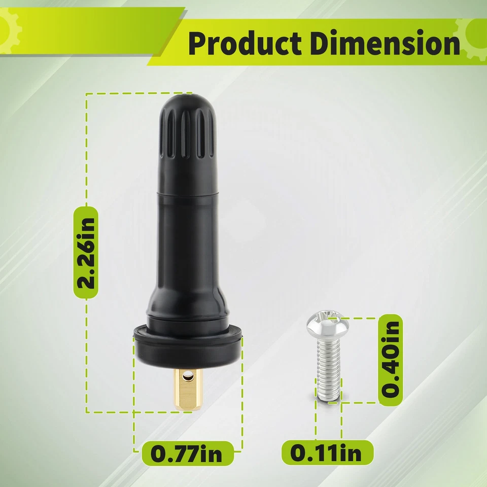 ✅ Vástago de válvula TPMS de 4 piezas para Ford Explorer F-150 F-250 F-350 Super Duty 2011-2016 Foto 2 de 4