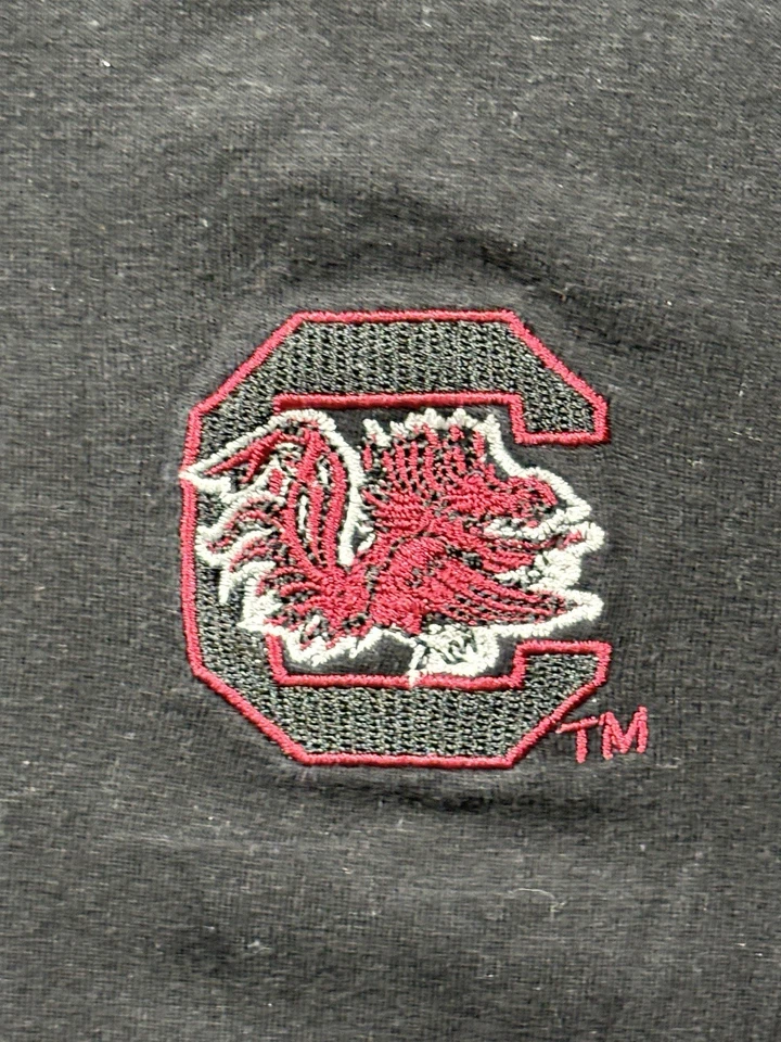 South Carolina Gamecocks Colosseum Mock Neck Long Sleeve Shirt Men’s L Black - Image 2 of 4