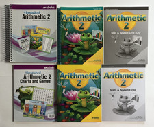 ABeka 1st grade Arithmetic 2 COMPLETE SET Stu...