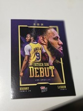 2024 Topps Now Father Son Debut #1 LeBron James Bronny James Lakers