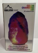 Himalaya Shop Natural Himalayan Color Changing LED Salt Lamp - USB Powered