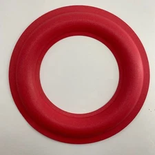Replacement 10" Red SPEAKER FOAM SURROUND W/ Wide Roll For Bass Sub-Woofer Edge