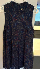 BCBGeneration Women s Navy Floral Shift Dress...