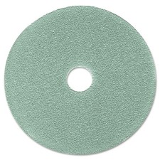 3M 08752 19" Dia Ultra High-Speed Floor Burnishing Pads - Aqua (5/CT) New