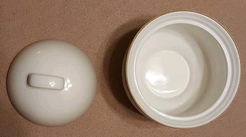 VTG MCM Mikasa Sugar Bowl w/Lid Fashion Tones DJ-707 Ceramic Japan - Picture 6 of 10