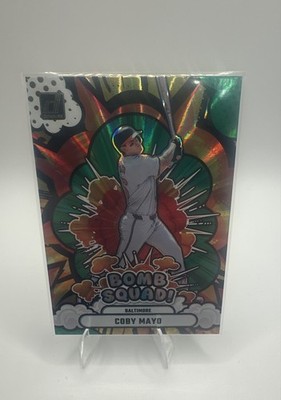 2025 Panini Donruss - Bomb Squad Coby Mayo #19 Green Laser (RC)