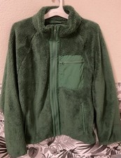 Men's Zip-Up Ultra Soft Fleece Sweatshirt - Goodfellow Co Green M