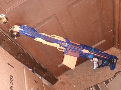 NERF N-Strike Elite Centurion Blaster Mega Series Blue Sonic Ice