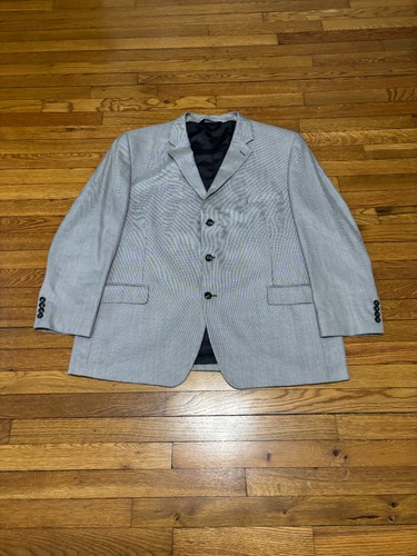 Veste Sport (blazer) Stafford Pour Homme - Taille 38L W31, Gris à Rayures, Polyester/laine, Occasion Très Bon état