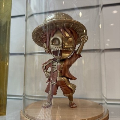 One Piece Figur Treasure Gold Edition unter Glocke, Figur Hut Stroh