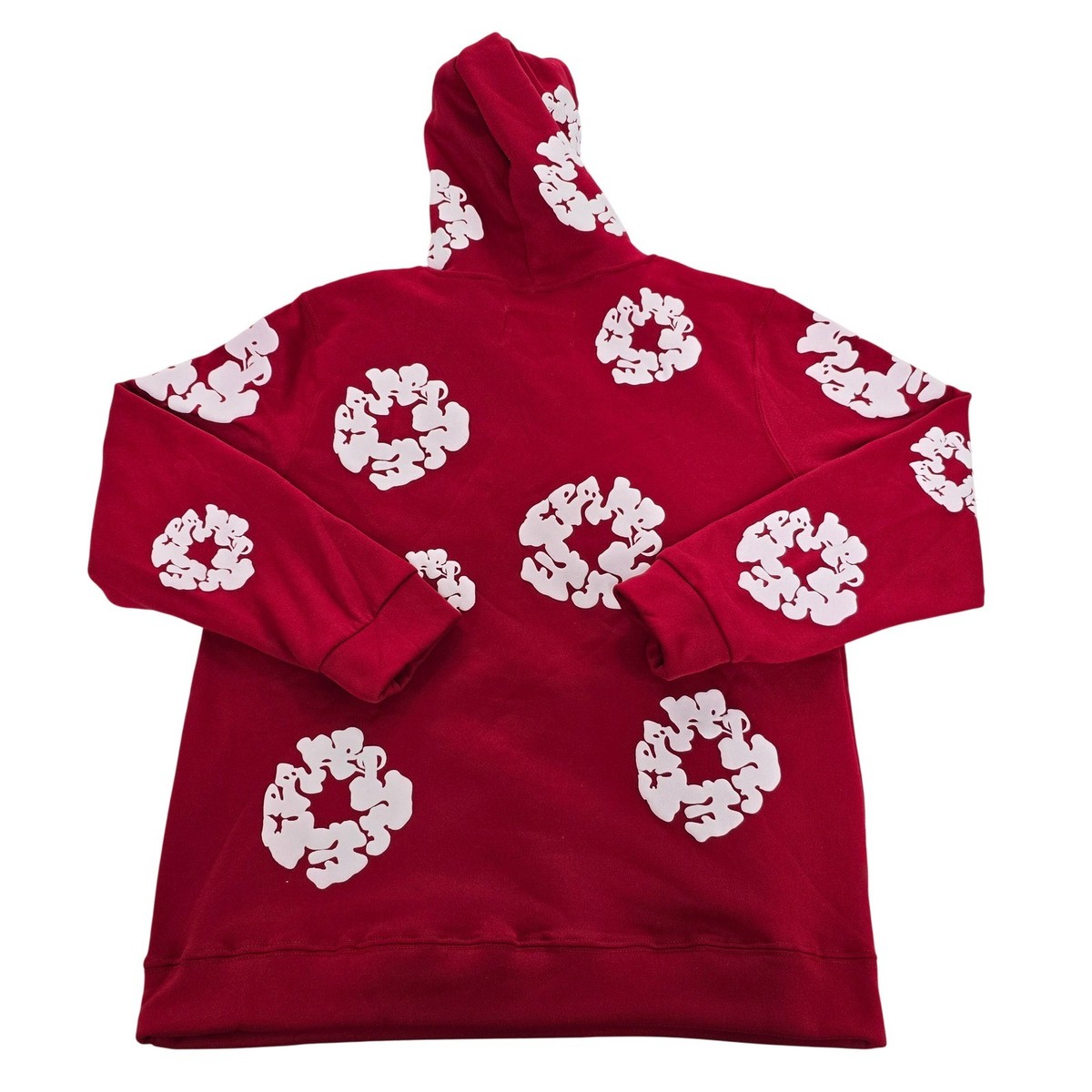 Denim Tears African Diaspora Goods Cotton Wreath Hoodie Red Large
