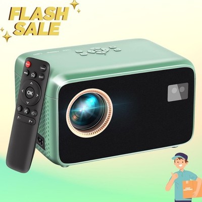 Native 1080P Mini Projector WiFi Bluetooth 4K Support Auto Keystone