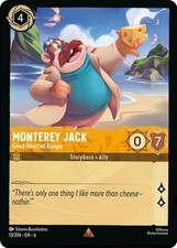 Disney Lorcana TCG - Azurite Sea Monterey Jack - Good-Hearted Ranger Rare 13/204