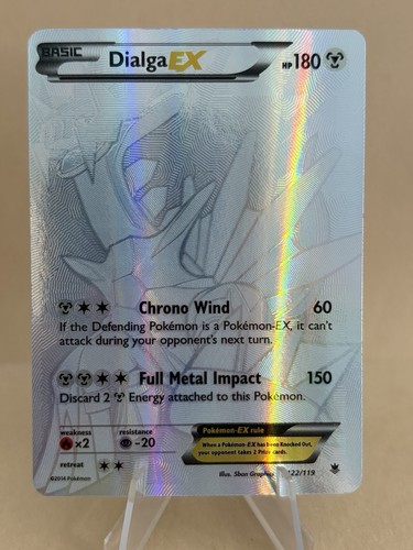 Dialga EX 122/119 XY Phantom Forces Secret Rare Full Art Pokemon